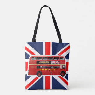 The London Red Bus Tote Bag