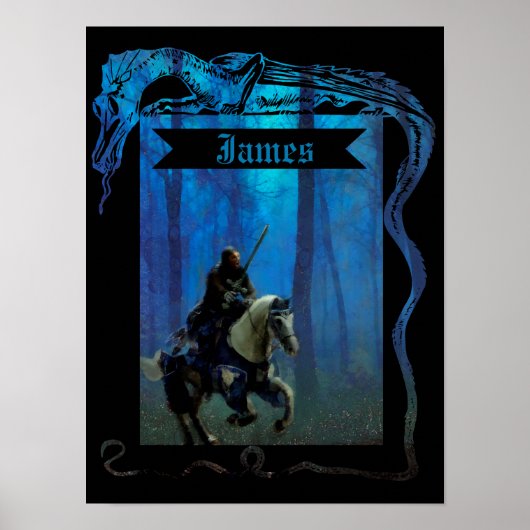 The Lone Knight: A Journey Through the Mist Poster (Voorkant)