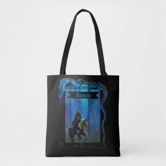 The Lone Knight: A Journey Through the Mist Tote Bag (Voorkant)