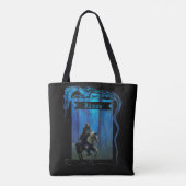The Lone Knight: A Journey Through the Mist Tote Bag (Achterkant)
