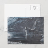 The Lone Queen Of The North Tirpitz Norway1944 Briefkaart (Voorkant / Achterkant)