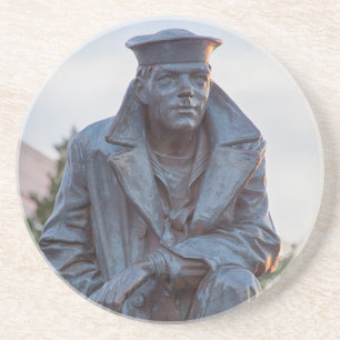 The Lone Sailor Zandsteen Onderzetter