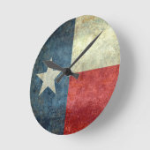 The Lone Star Flag of Texas Ronde Klok (Hoek)