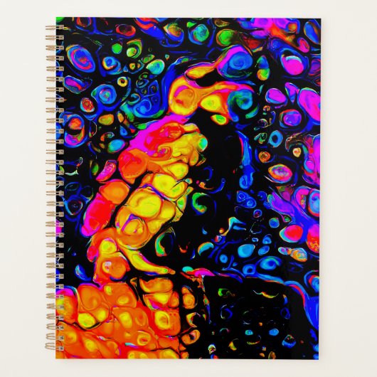 The Lonely Bird 4:  Liquid Art Style  Planner (Voorkant)