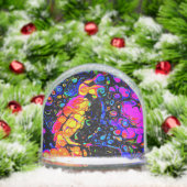 The Lonely Bird 4:  Liquid Art Style  Sneeuwbol (Kerstmis)