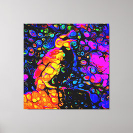 The Lonely Bird 4: Vloeibare Kunststijl Canvas Afdruk