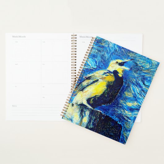 The Lonely Bird VanGogh Style Planner (Display)