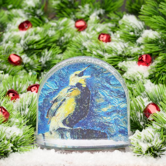The Lonely Bird VanGogh Style  Sneeuwbol (Kerstmis)