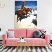 The Lonely Vigil by William Herbert Dunton c 1913 Canvas Afdruk (Insitu (Woonkamer))