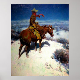 The Lonely Vigil by William Herbert Dunton c 1913 Poster