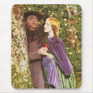 The Long Engagement van Arthur Hughes, Vintage Art Muismat