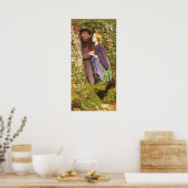 The Long Engagement van Arthur Hughes, Vintage Art Poster (Keuken)