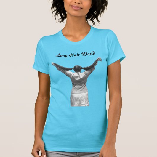 The Long Hair World T-Shirt (Voorkant)