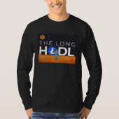 The Long Hodl, Litecoin To The Moon Crypto Item Be T-shirt (Voorkant)