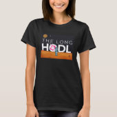 The Long Hodl, Uniswap To The Moon Crypto Item Bea T-shirt (Voorkant)