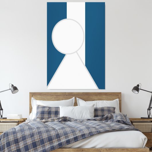 "The Long Wait" Deel 2 Canvas Afdruk (Insitu (Slaapkamer))