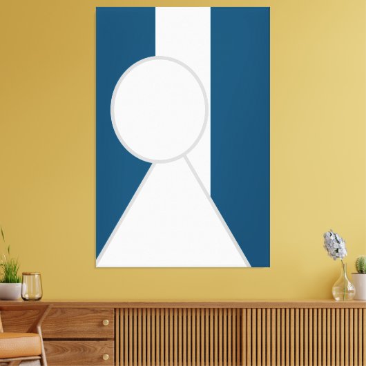 "The Long Wait" Deel 2 Canvas Afdruk (Insitu (Woonkamer))