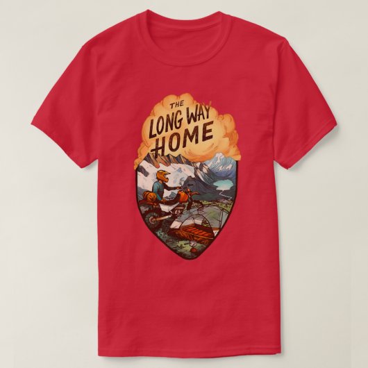 The Long Way Home 1 T-shirt (Design voorkant)
