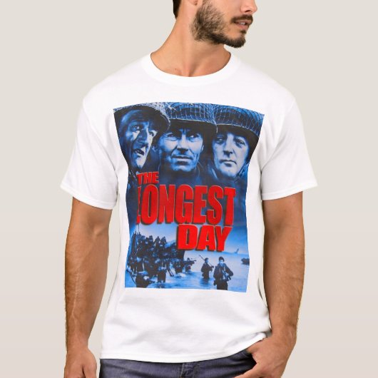 The Longest Day movie cover art  T-shirt (Voorkant)