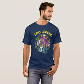 The Loo Legend Skeleton on Toilet Graphic T-shirt (Voorkant volledig)