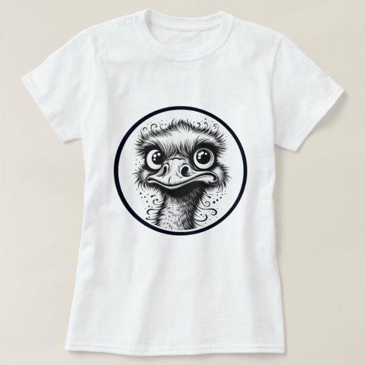  "The Look" Emu Tee T-shirt (Design voorkant)
