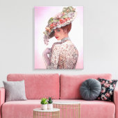 "The Look of Love" Ingewikkeld Canvas Print (Insitu (Woonkamer))