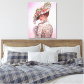 "The Look of Love" Ingewikkeld Canvas Print (Insitu (Slaapkamer))