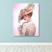"The Look of Love" Ingewikkeld Canvas Print (Insitu (Houten vloer))