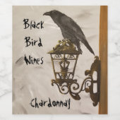 'The Lookout' - aanpasbaar Wijn Etiket (Enkel label)