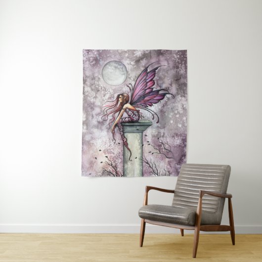 The Lookout Fairy Art beroemd gemaakt door Molly H Wandkleed (In situ)