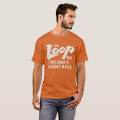 The Loop 97.9 - De klassieke rockradio van Chicago T-shirt (Voorkant volledig)