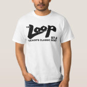 The Loop 97.9 FM Chicago's Classic Rock T-shirt (Voorkant)