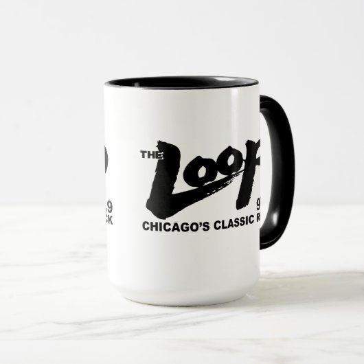The Loop 97.9 FM Chicago's Classic Rock v2 Mok (Voorkant rechts)