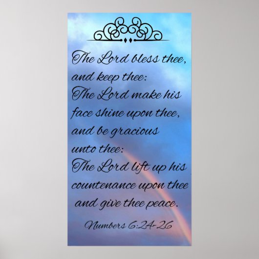 The Lord Bless Thee and Keep Thee Poster (Voorkant)