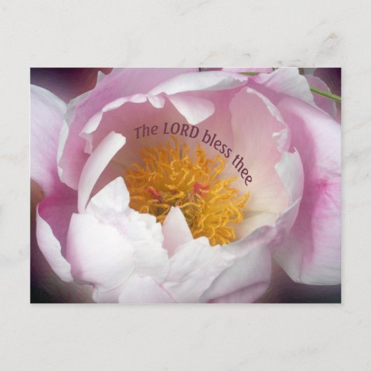 The Lord Bless Theee Briefkaart (Voorkant)