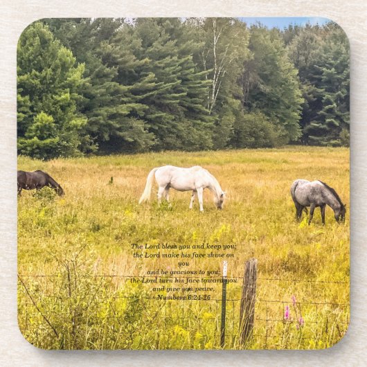The Lord bless you and keep you;  Bier Onderzetter (Voorkant)