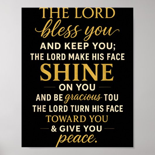 The Lord Bless You And Keep You  Poster (Voorkant)