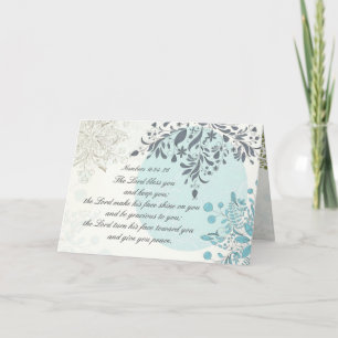 The Lord Bless You, Bijbelnummers 6:24,  Kaart