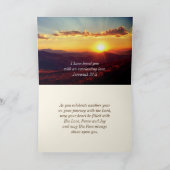 The Lord Bless You, Bijbelse Birthday Mountain Sun Kaart (Binnen)