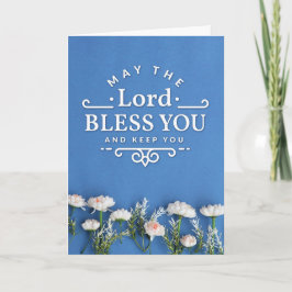 The Lord Bless You en hou je bij Flowers Kaart