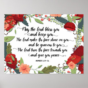 The Lord Bless you en Keep You Art Print