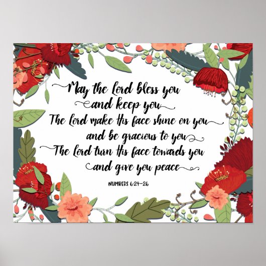 The Lord Bless you en Keep You Art Print (Voorkant)