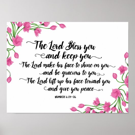 The Lord Bless you en Keep You Art Print (Voorkant)