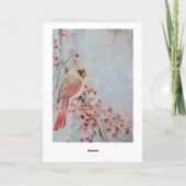 The Lord Bless You Inspirerend Kerstmis Feestdagen Kaart (Achterkant)