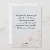 The Lord Bless You Inspirerend Kerstmis Feestdagenkaart (Achterkant)