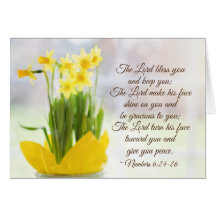 The Lord Bless You Numbers 6:24-26 bijbelkaart