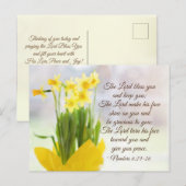 The Lord Bless You Numbers 6:24-26 Bijbelverse Briefkaart (Voorkant / Achterkant)