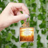 The Lord Bless You Numbers 6:24-26 Bijbelverse Sleutelhanger (Hand)