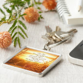 The Lord Bless You Numbers 6:24-26 Bijbelverse Sleutelhanger (Zijkant)