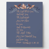 The Lord Bless You Numbers 6:24-26 Fotoplaat (Voorkant)